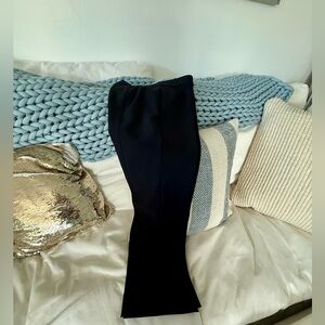 Ann Taylor Classic Black NWOT Pants stretch flat front quality fabric sz 12